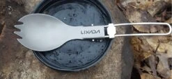 Lixada Titanium Folding Spork -Outdoor Camping Sales 02 2