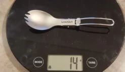 Lixada Titanium Folding Spork -Outdoor Camping Sales 04