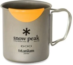 Snow Peak Titanium Single Wall 600 Cup 21 Snow Peak Titanium Single Wall 600 Cup -Outdoor Camping Sales 1000 384