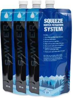 Sawyer Water Filter Squeeze Pouch -Outdoor Camping Sales 1000 586