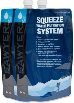 Sawyer Water Filter Squeeze Pouch -Outdoor Camping Sales 1000 588