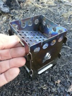 Bushcraft Essentials Bushbox Titanium Outdoor Pocket Stove -Outdoor Camping Sales 20150920 181922
