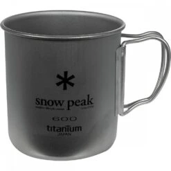 Snow Peak Titanium Single Wall 600 Cup 19 Snow Peak Titanium Single Wall 600 Cup -Outdoor Camping Sales 6359