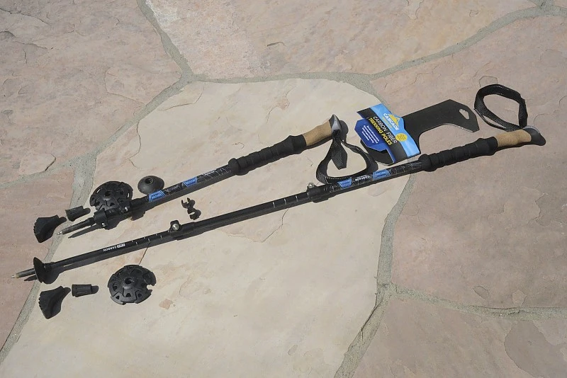 Cascade Mountain Tech Carbon Fiber Quick Lock Trekking Poles Cork Grip 12 Cascade Mountain Tech Carbon Fiber Quick Lock Trekking Poles Cork Grip - Image 12