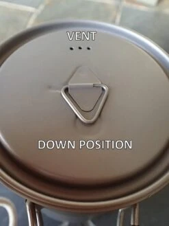 Toaks Titanium 850ml Pot -Outdoor Camping Sales Down