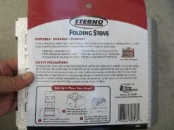 Sterno Portable Folding Stove -Outdoor Camping Sales IMG 7348