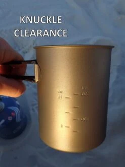 Toaks Titanium 850ml Pot -Outdoor Camping Sales Knuckle