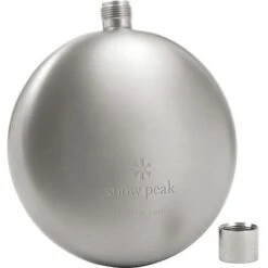 Snow Peak Titanium Curved Flask -Outdoor Camping Sales ONECOL 184