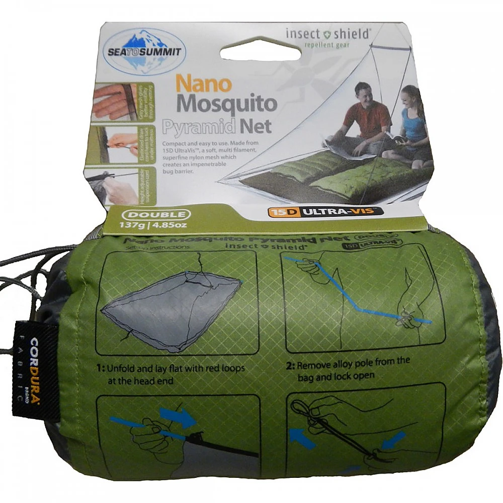 Sea To Summit Nano Mosquito Pyramid Net Shelter 14 Sea To Summit Nano Mosquito Pyramid Net Shelter - Image 14