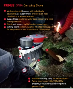 Primus Onja -Outdoor Camping Sales ONJA reivew SiriusCamper v2