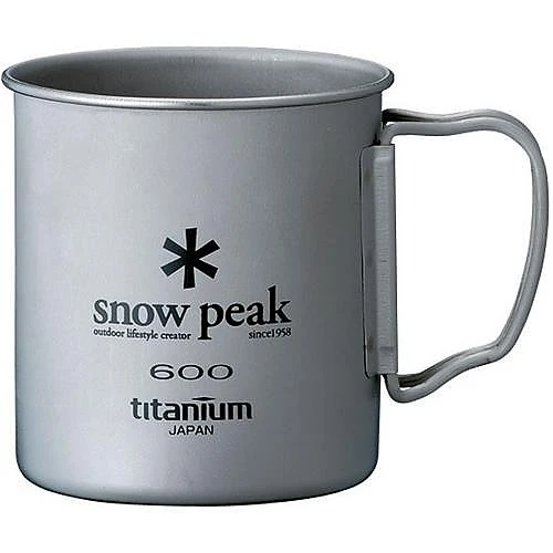 Snow Peak Titanium Single Wall 600 Cup 3 Snow Peak Titanium Single Wall 600 Cup - Image 3
