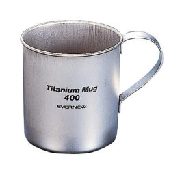 Evernew Titanium Mug 400 -Outdoor Camping Sales image 3553