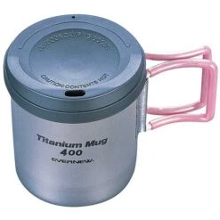 Evernew Titanium Mug 400 -Outdoor Camping Sales image 3555