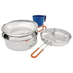 GSI Outdoors Glacier Stainless Steel Mess Kit -Outdoor Camping Sales image 3615