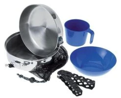 GSI Outdoors Glacier Stainless Steel Mess Kit -Outdoor Camping Sales image 3616