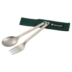 Snow Peak Titanium Fork & Spoon Set -Outdoor Camping Sales image 3740