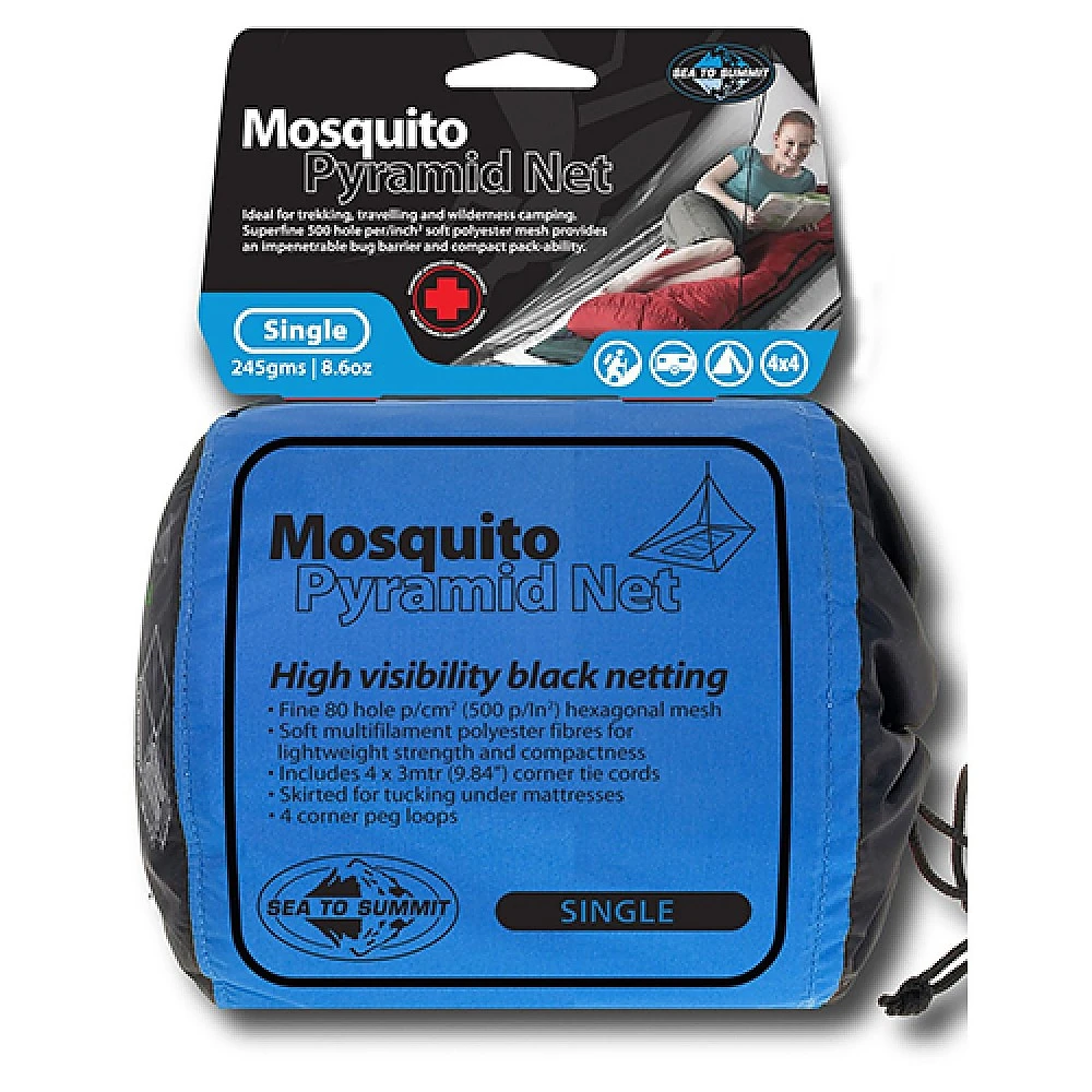 Sea To Summit Nano Mosquito Pyramid Net Shelter 13 Sea To Summit Nano Mosquito Pyramid Net Shelter - Image 13