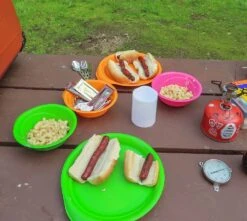 Kelty Camp Kitchen -Outdoor Camping Sales kelty plates in use
