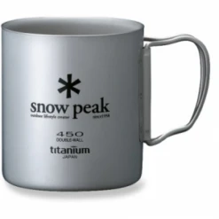 Snow Peak Ti-Double 450 Cup -Outdoor Camping Sales l456515 1