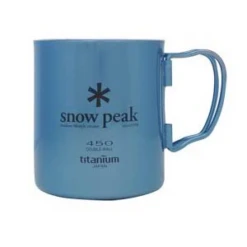 Snow Peak Ti-Double 450 Cup -Outdoor Camping Sales l491036