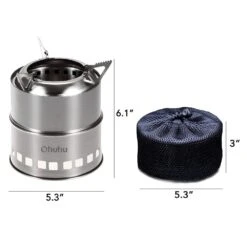 Ohuhu Wood Burning Camping Stove -Outdoor Camping Sales ohuhu1