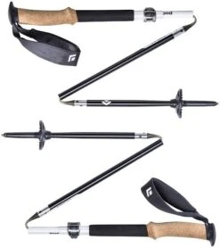 Black Diamond Alpine FLZ -Outdoor Camping Sales opplanet black diamond alpine flz trekking poles with tip protector 140 cm bd11220300001401 main