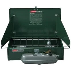 Coleman Dual Fuel 2-Burner Stove -Outdoor Camping Sales opplanet coleman outdoor 2 burner dual fuel stnd stove 3000000788