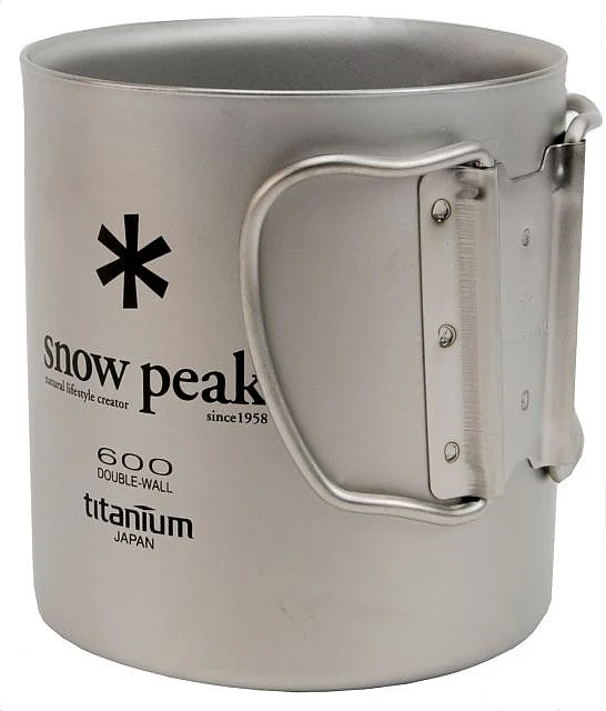 Snow Peak Titanium Single Wall 600 Cup 7 Snow Peak Titanium Single Wall 600 Cup - Image 7