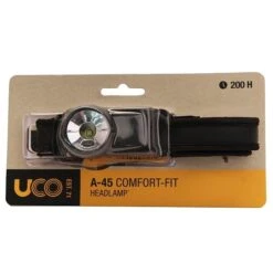 UCO A-45 Comfort-Fit Headlamp -Outdoor Camping Sales opplanet uco a 45 comfort fit headlamp black