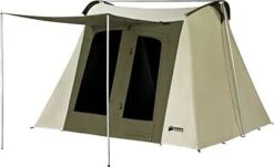 Kodiak Canvas 10x10 Flex-Bow Canvas Tent Deluxe -Outdoor Camping Sales s7 518235 010 01