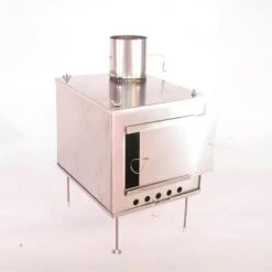 Seek Outside Medium Titanium Wood Stove & Stovepipe