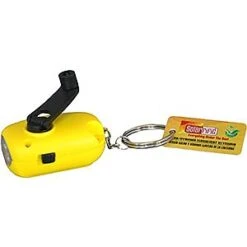 Solarrific Solar/ Handcrank LED Flashlight Keychain