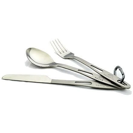 Toaks Titanium 3-Piece Cutlery Set 2 Toaks Titanium 3-Piece Cutlery Set - Image 2